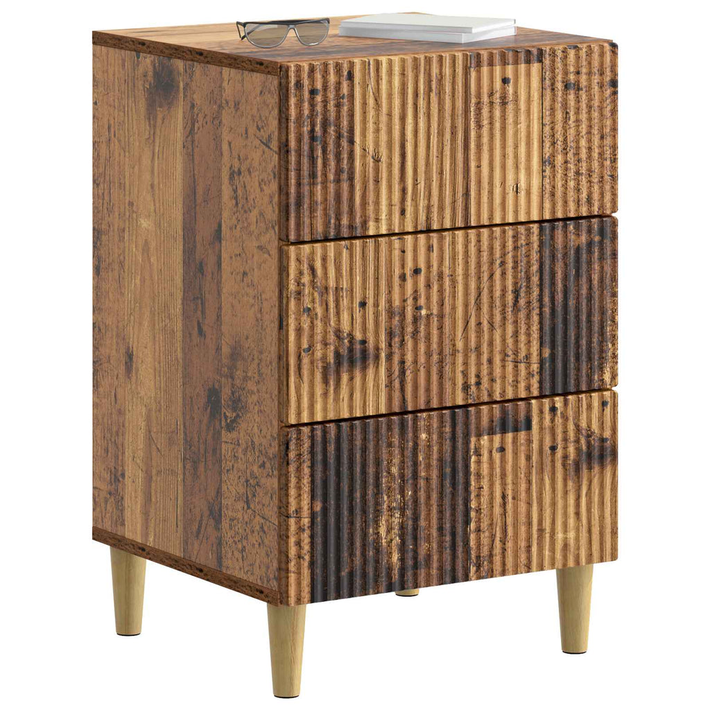 vidaXL Szafka Nocna Stare drewno 43 x 41 x 66,5 cm Drewno inżynieryjne