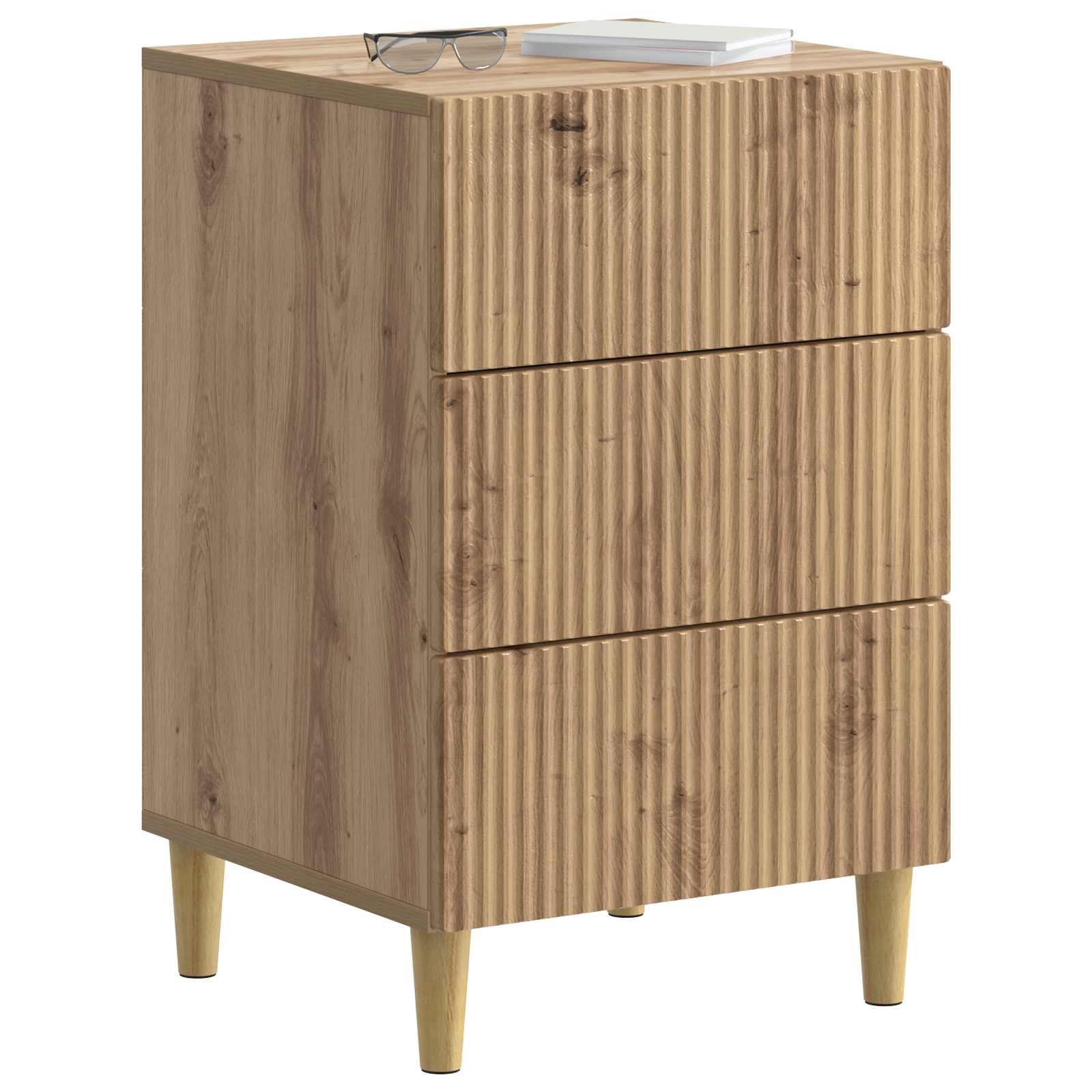 vidaXL Szafka Nocna Dąb artisan 43 x 41 x 66,5 cm Drewno inżynieryjne