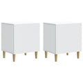 vidaXL Szafka Nocna 2 pcs Biały 43 x 34,5 x 50 cm Drewno inżynieryjne