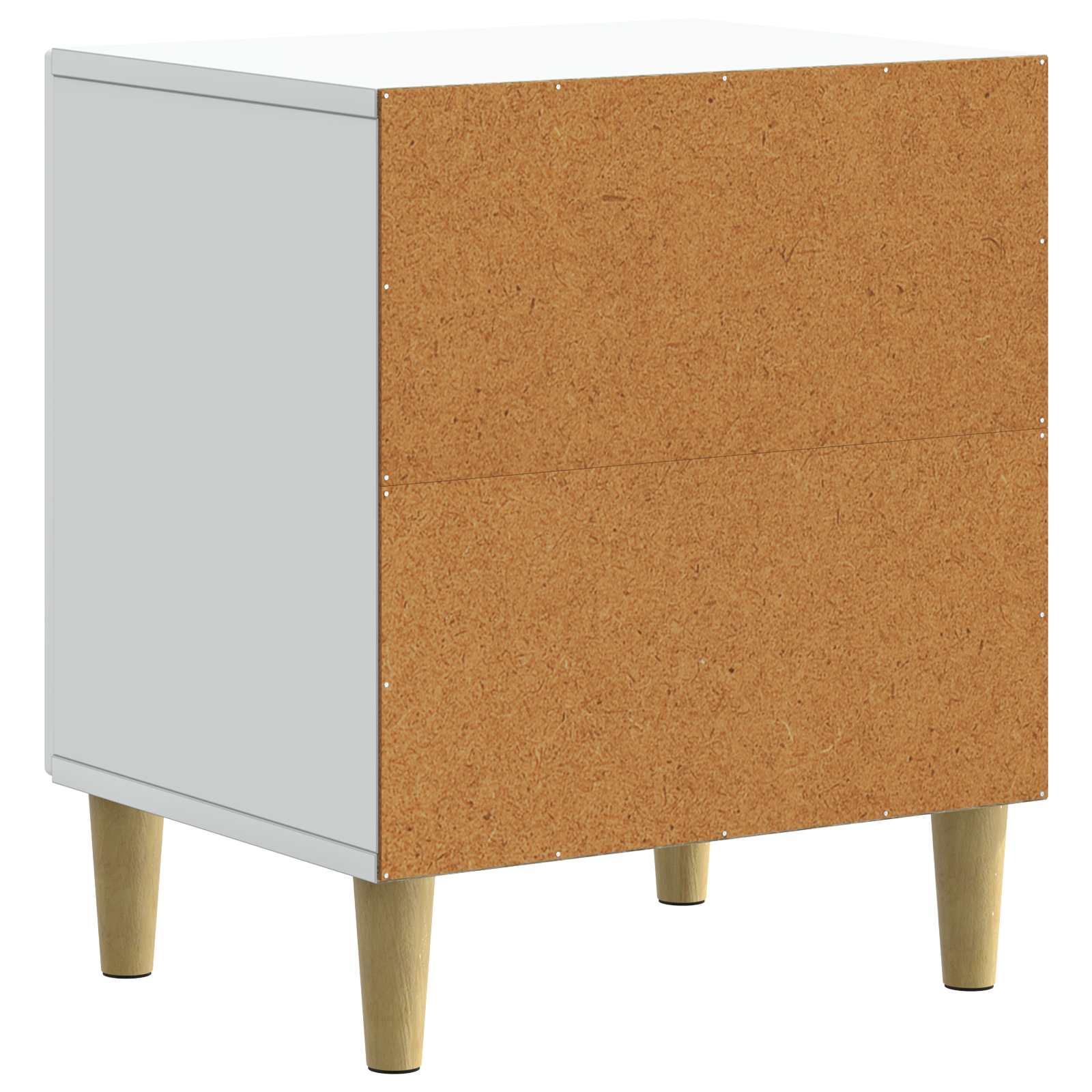 vidaXL Szafka Nocna 2 pcs Biały 43 x 34,5 x 50 cm Drewno inżynieryjne