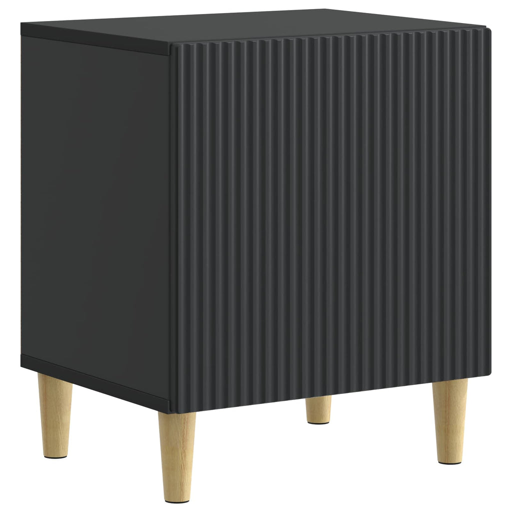 vidaXL Szafka Nocna 2 pcs Czarny 43 x 34,5 x 50 cm Drewno inżynieryjne