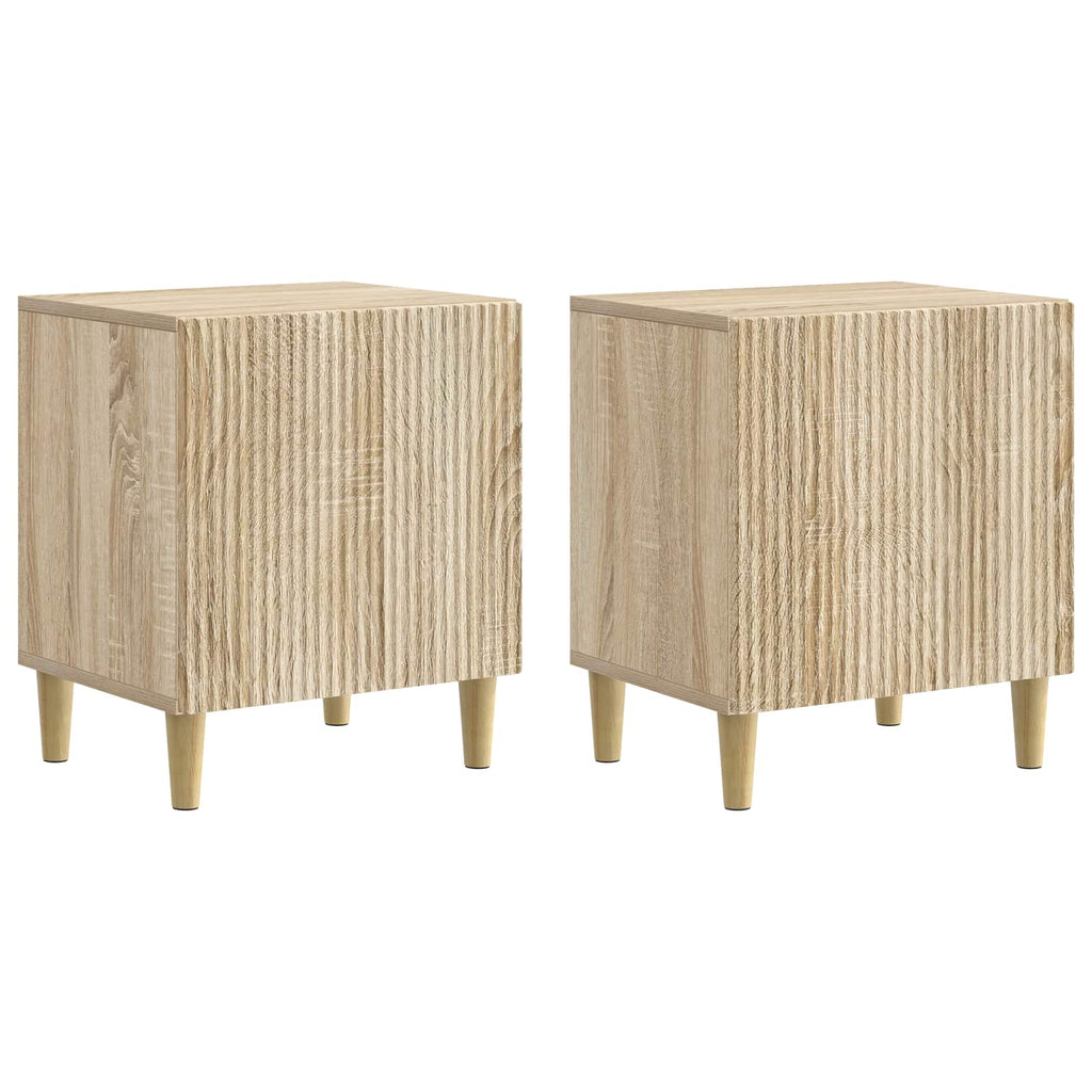 vidaXL Szafka Nocna 2 pcs dąb Sonoma 43 x 34,5 x 50 cm