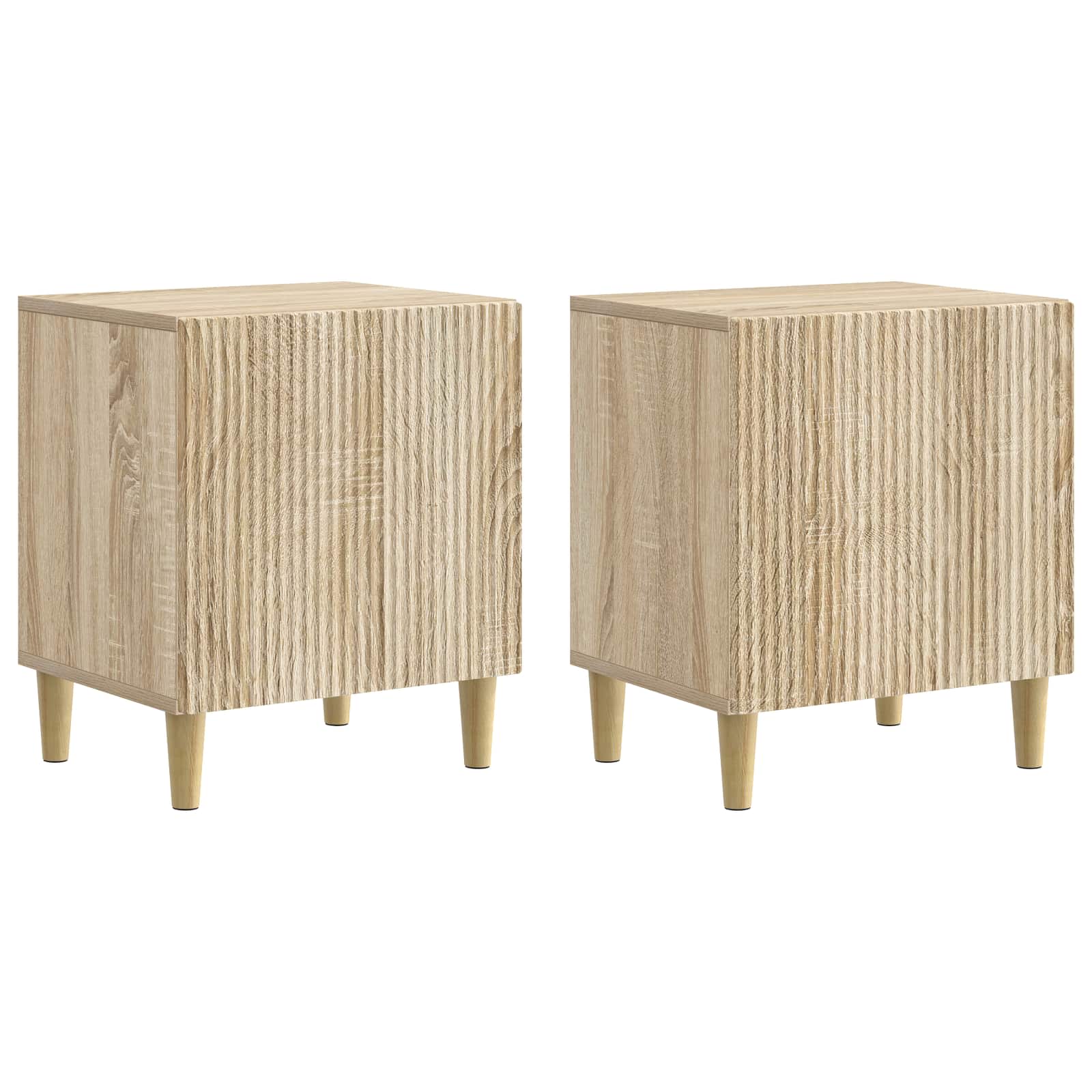 vidaXL Szafka Nocna 2 pcs dąb Sonoma 43 x 34,5 x 50 cm