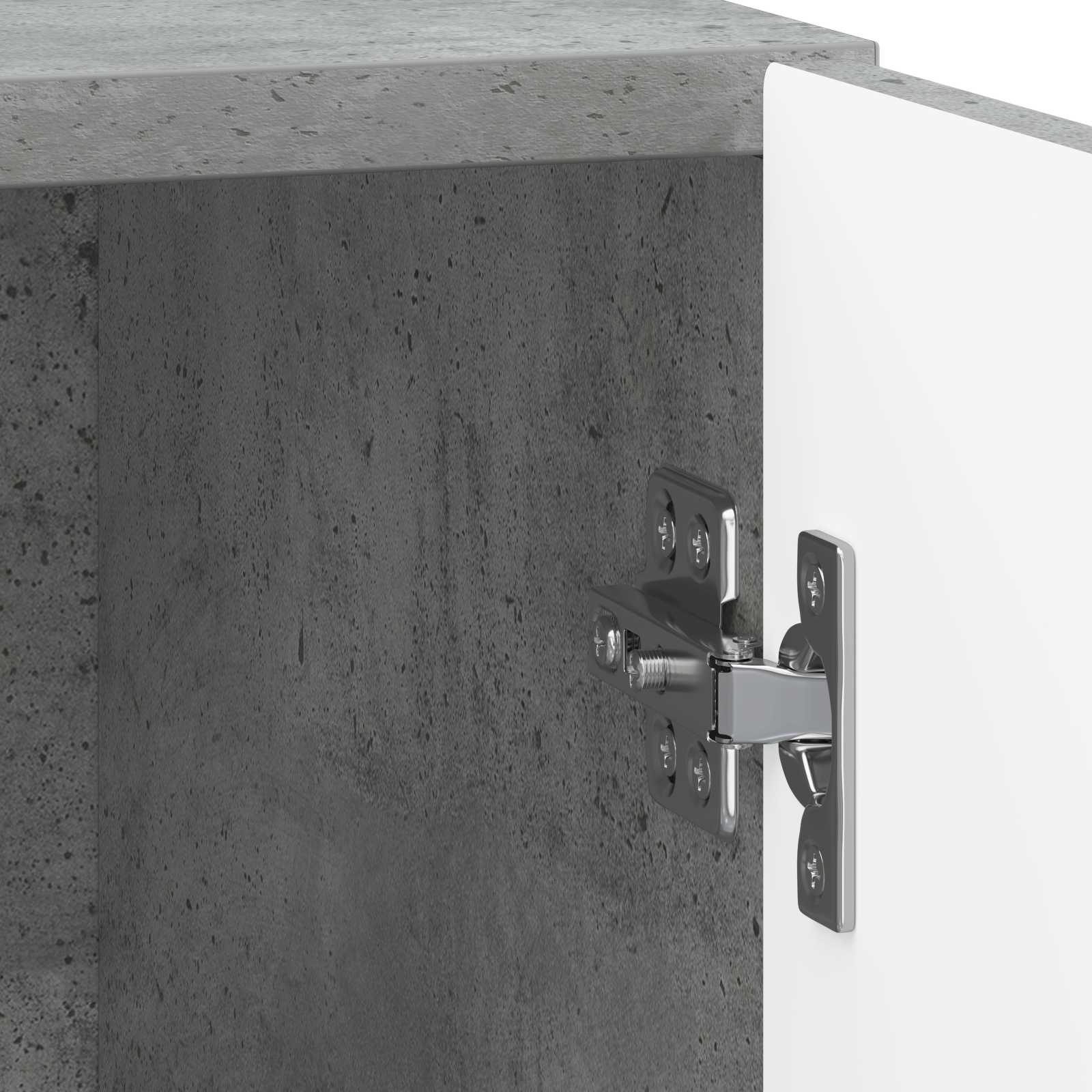 vidaXL Szafka Nocna Betonowy szary 43 x 34,5 x 50 cm