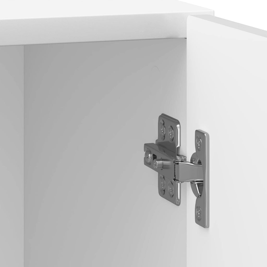 vidaXL Szafka Nocna 2 pcs Biały wysoki połysk 43 x 34,5 x 50 cm