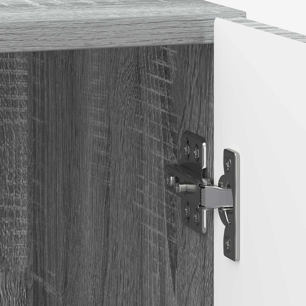vidaXL Szafka Nocna 2 pcs Szary Sonoma 43 x 34,5 x 50 cm