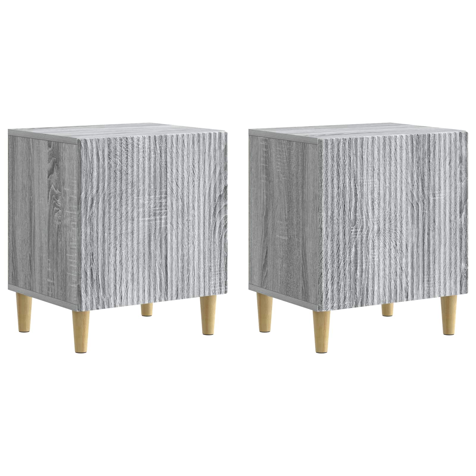vidaXL Szafka Nocna 2 pcs Szary Sonoma 43 x 34,5 x 50 cm