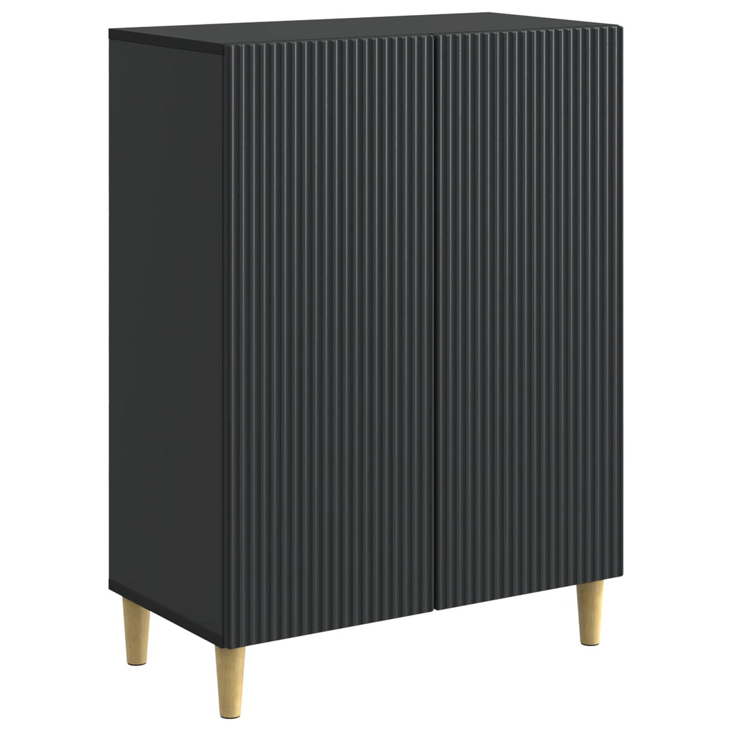 vidaXL Bufet Czarny 66 x 34,5 x 90 cm Drewno inżynieryjne