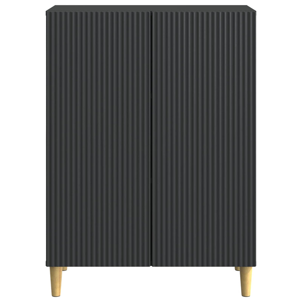 vidaXL Bufet Czarny 66 x 34,5 x 90 cm Drewno inżynieryjne