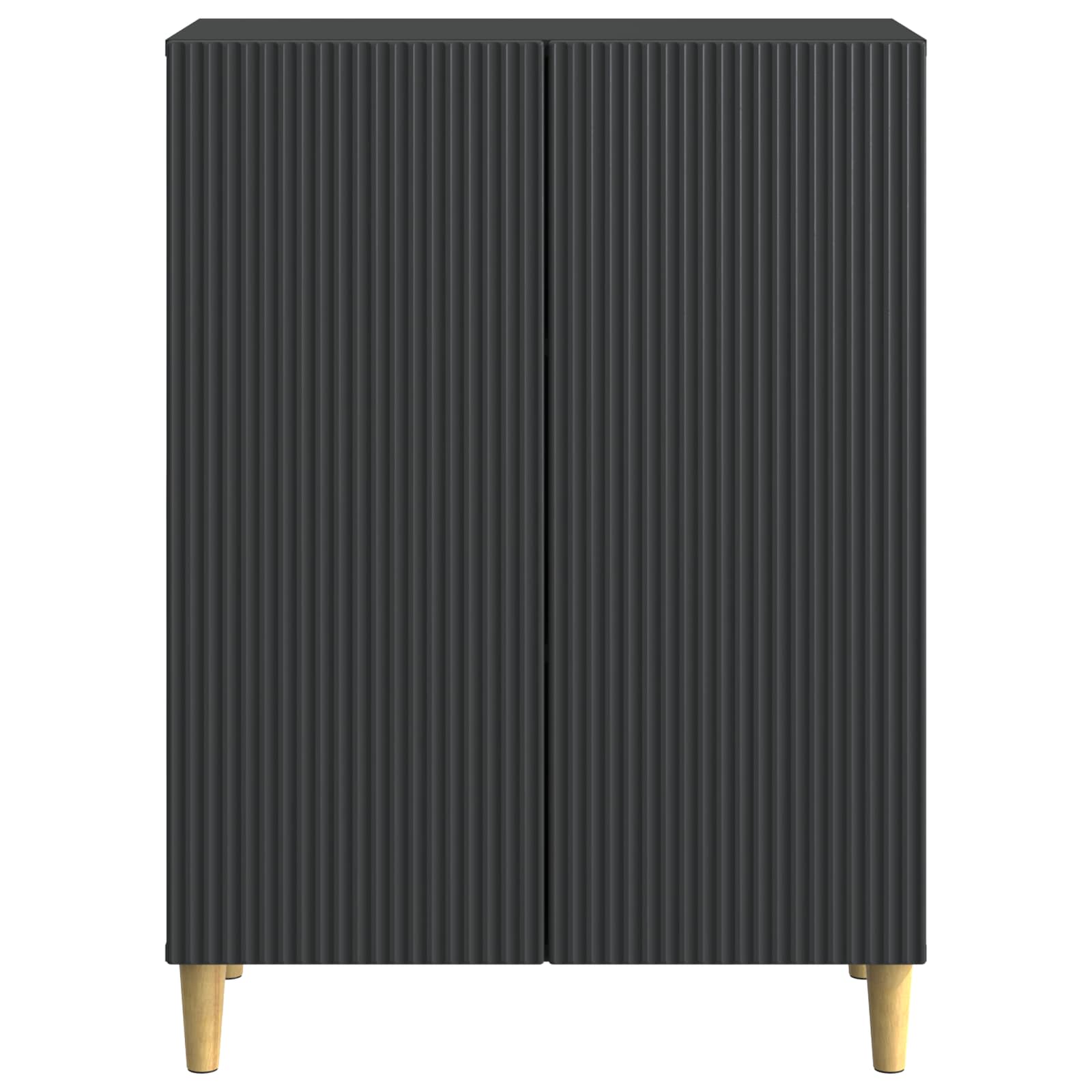 vidaXL Bufet Czarny 66 x 34,5 x 90 cm Drewno inżynieryjne