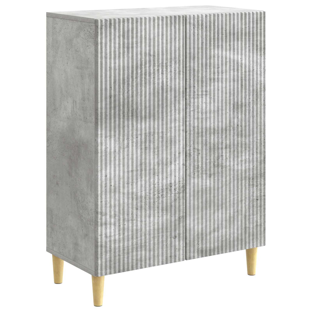 vidaXL Bufet Betonowy szary 66 x 34,5 x 90 cm Drewno inżynieryjne