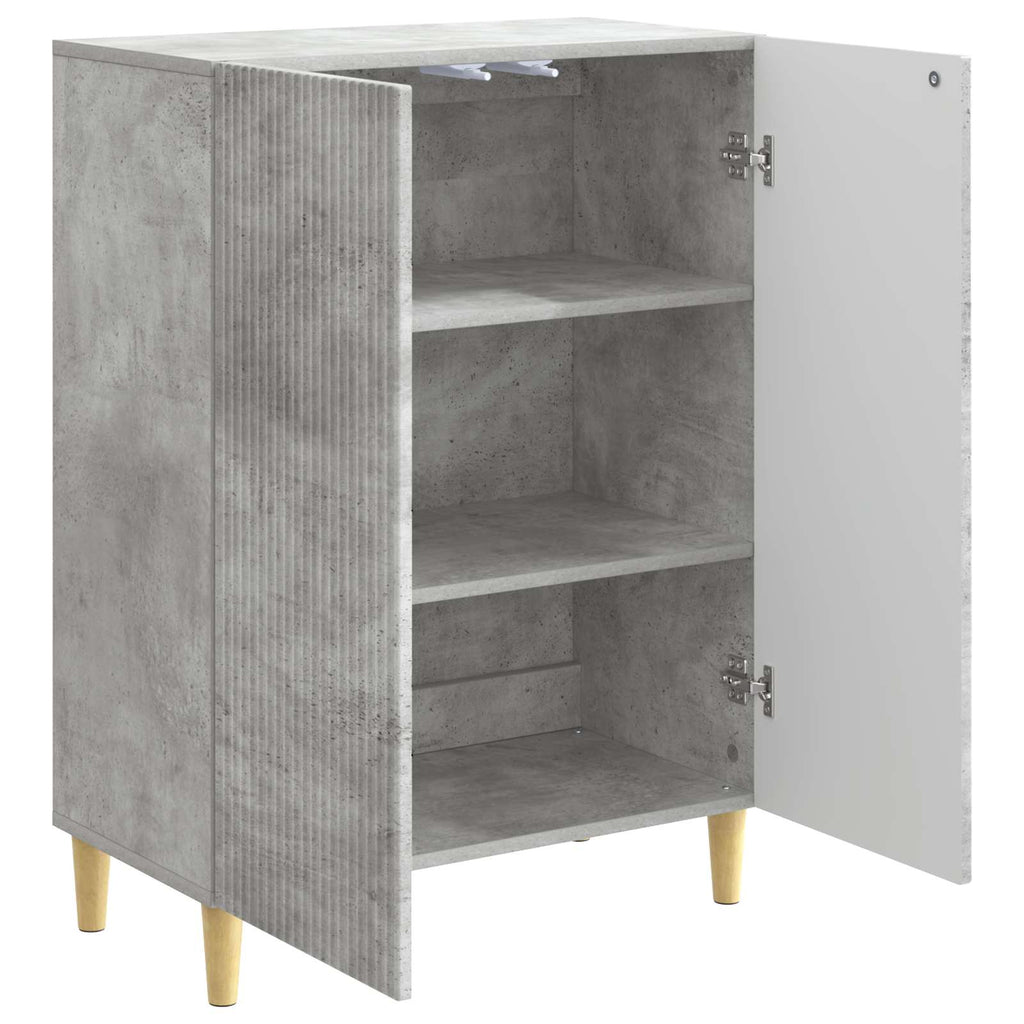 vidaXL Bufet Betonowy szary 66 x 34,5 x 90 cm Drewno inżynieryjne