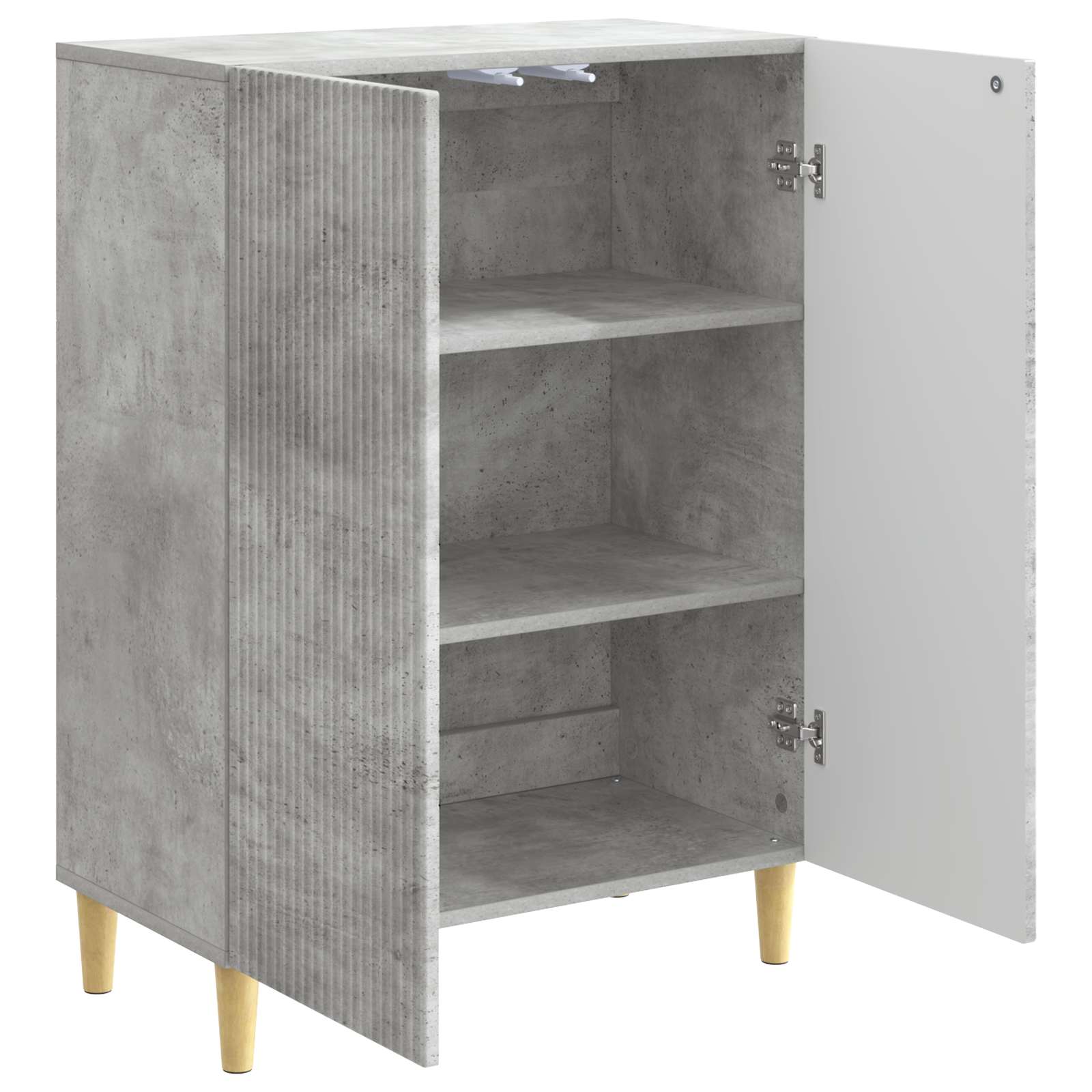 vidaXL Bufet Betonowy szary 66 x 34,5 x 90 cm Drewno inżynieryjne