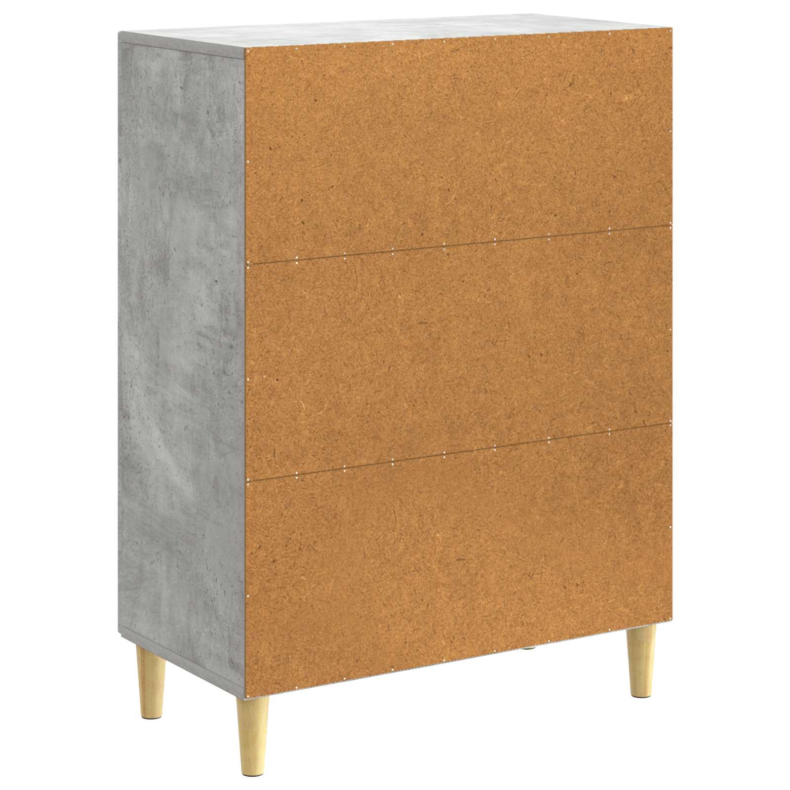 vidaXL Bufet Betonowy szary 66 x 34,5 x 90 cm Drewno inżynieryjne