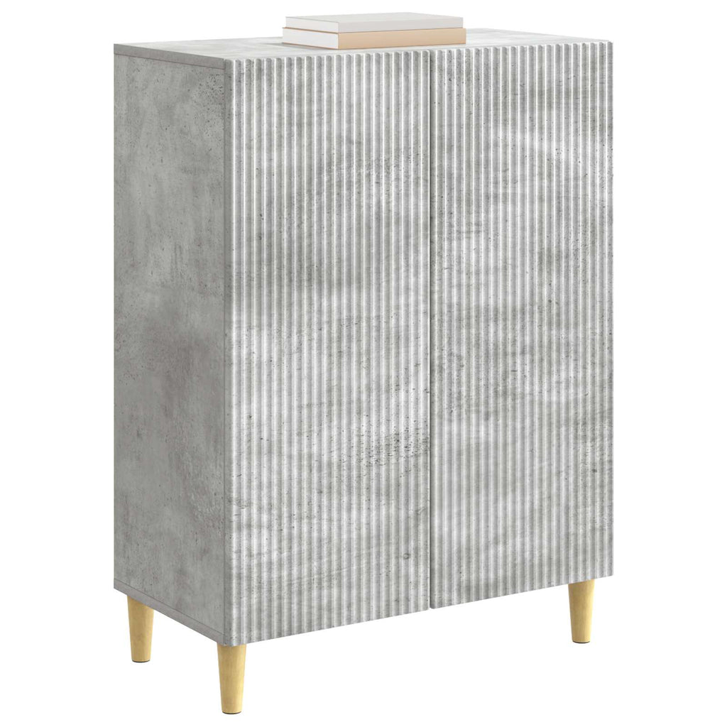 vidaXL Bufet Betonowy szary 66 x 34,5 x 90 cm Drewno inżynieryjne