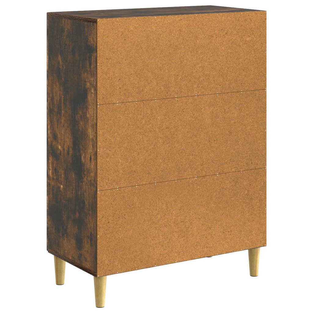 vidaXL Bufet Dąb wędzony 66 x 34,5 x 90 cm Drewno inżynieryjne