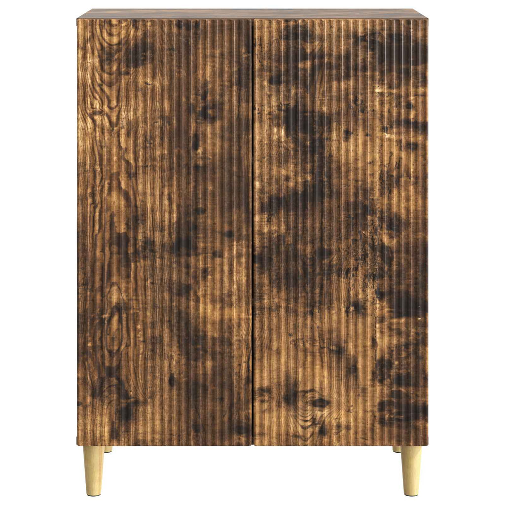 vidaXL Bufet Dąb wędzony 66 x 34,5 x 90 cm Drewno inżynieryjne