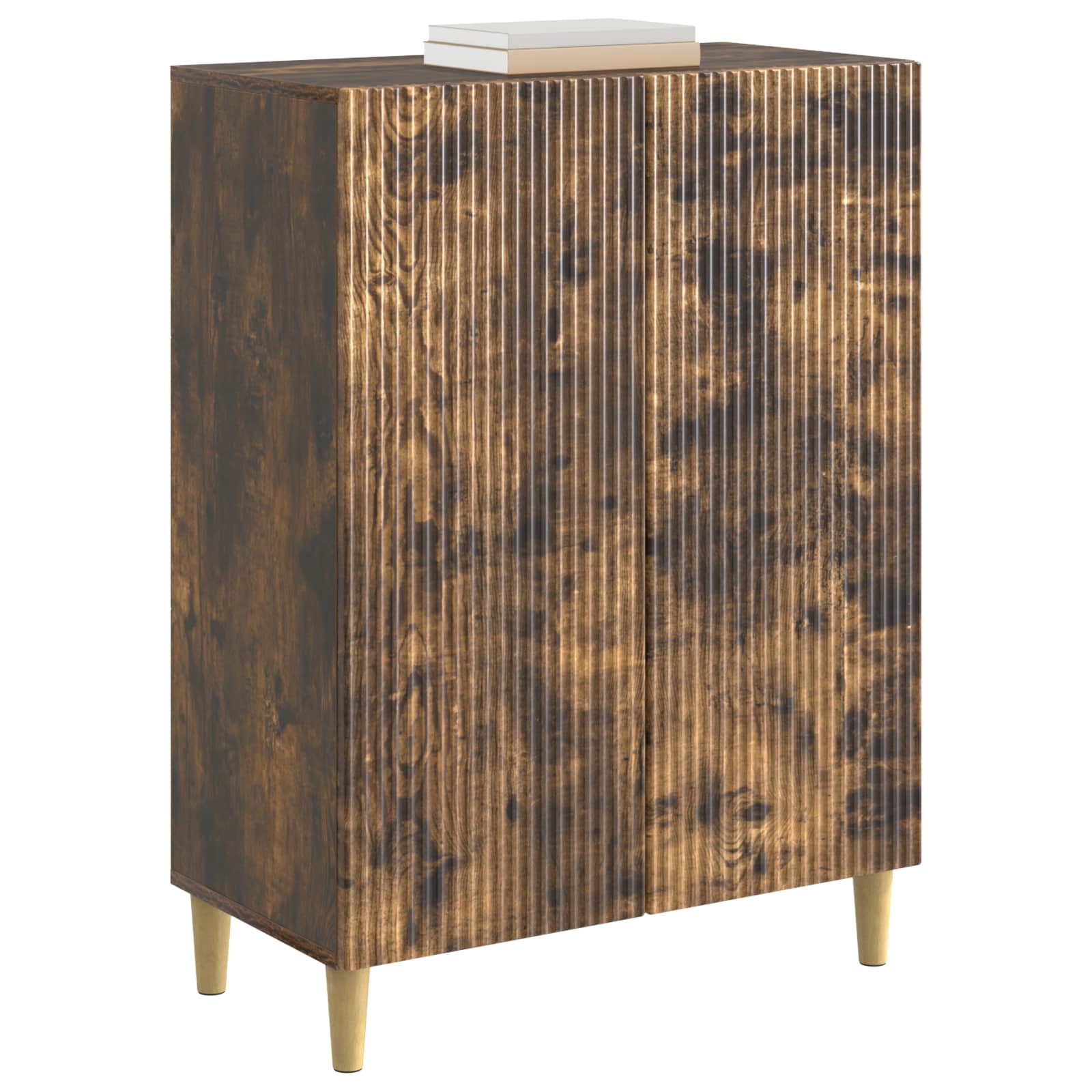 vidaXL Bufet Dąb wędzony 66 x 34,5 x 90 cm Drewno inżynieryjne