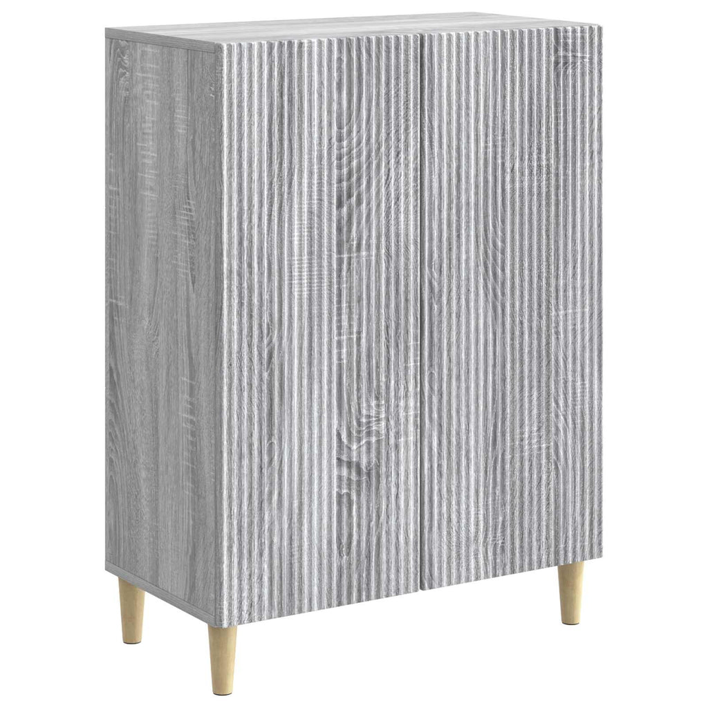 vidaXL Bufet Szary Sonoma 66 x 34,5 x 90 cm Drewno inżynieryjne
