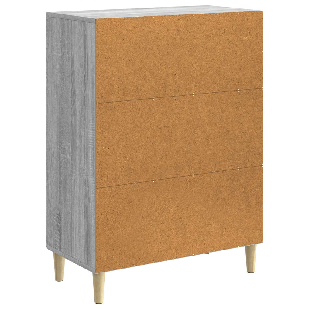 vidaXL Bufet Szary Sonoma 66 x 34,5 x 90 cm Drewno inżynieryjne