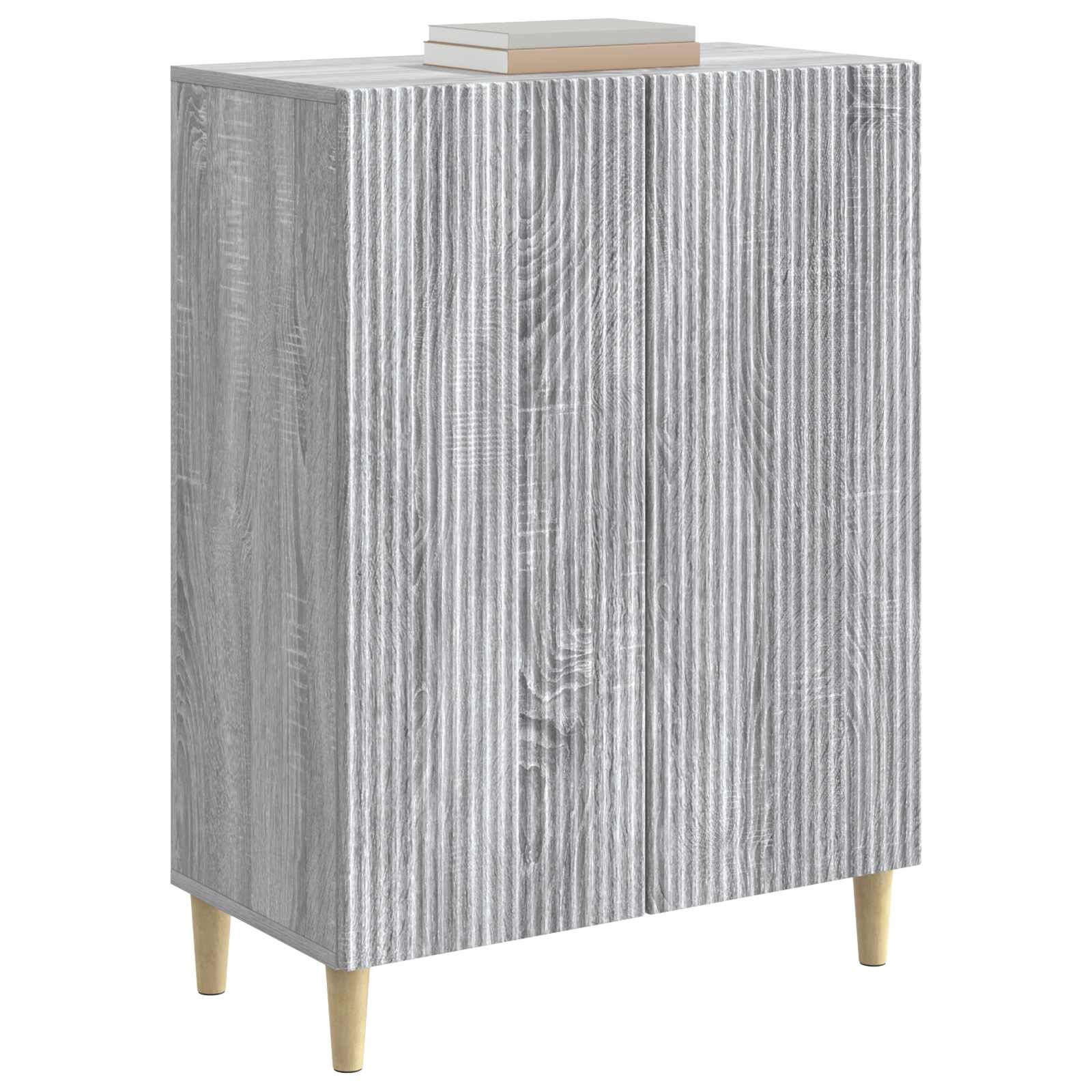 vidaXL Bufet Szary Sonoma 66 x 34,5 x 90 cm Drewno inżynieryjne