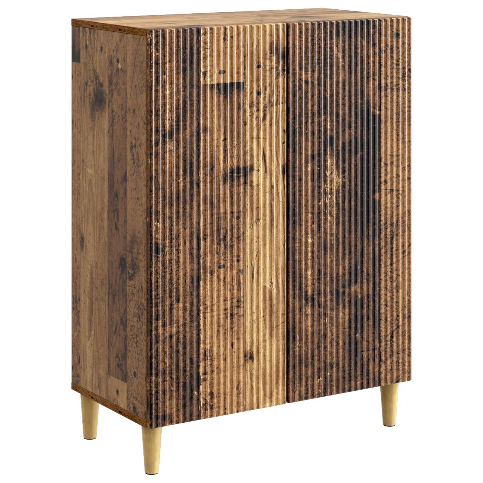 vidaXL Bufet Stare drewno 66 x 34,5 x 90 cm Drewno inżynieryjne