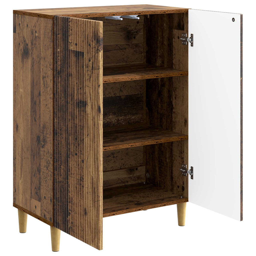 vidaXL Bufet Stare drewno 66 x 34,5 x 90 cm Drewno inżynieryjne