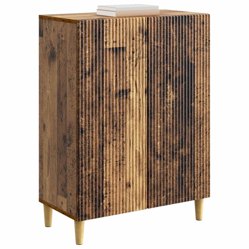 vidaXL Bufet Stare drewno 66 x 34,5 x 90 cm Drewno inżynieryjne