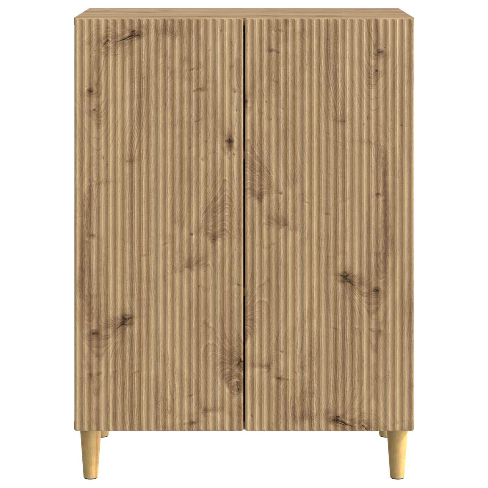 vidaXL Bufet Dąb artisan 66 x 34,5 x 90 cm Drewno inżynieryjne