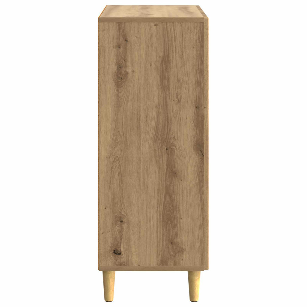 vidaXL Bufet Dąb artisan 66 x 34,5 x 90 cm Drewno inżynieryjne