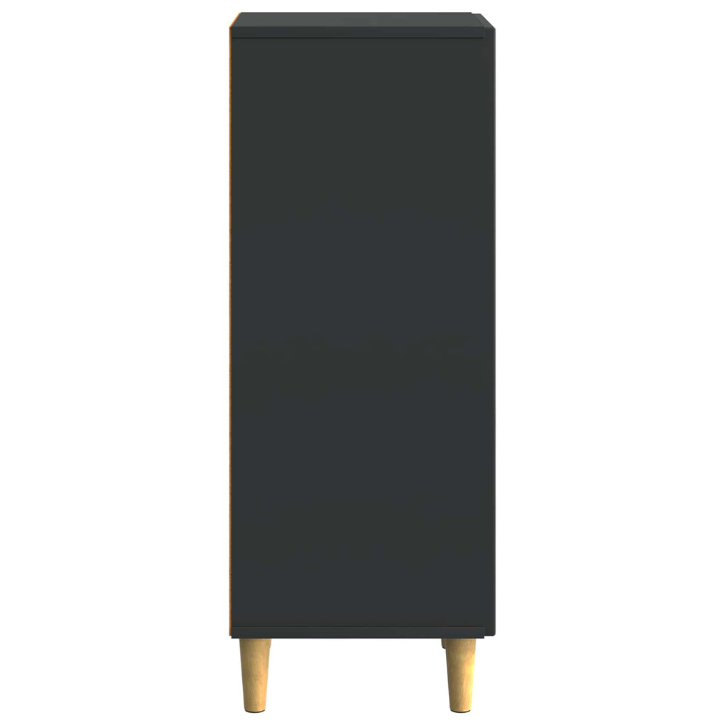 vidaXL Bufet Czarny 33 x 34,5 x 90 cm Drewno inżynieryjne