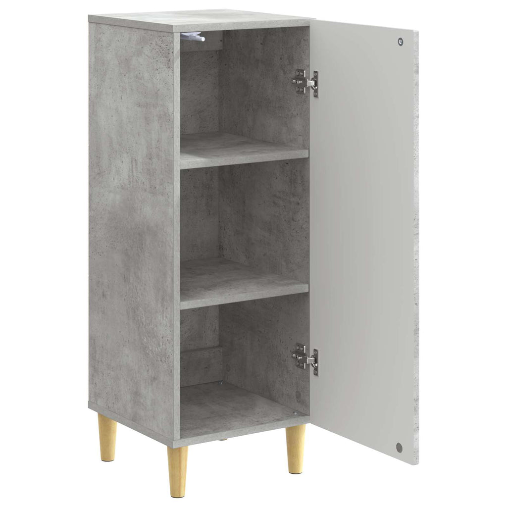 vidaXL Bufet Betonowy szary 33 x 34,5 x 90 cm Drewno inżynieryjne