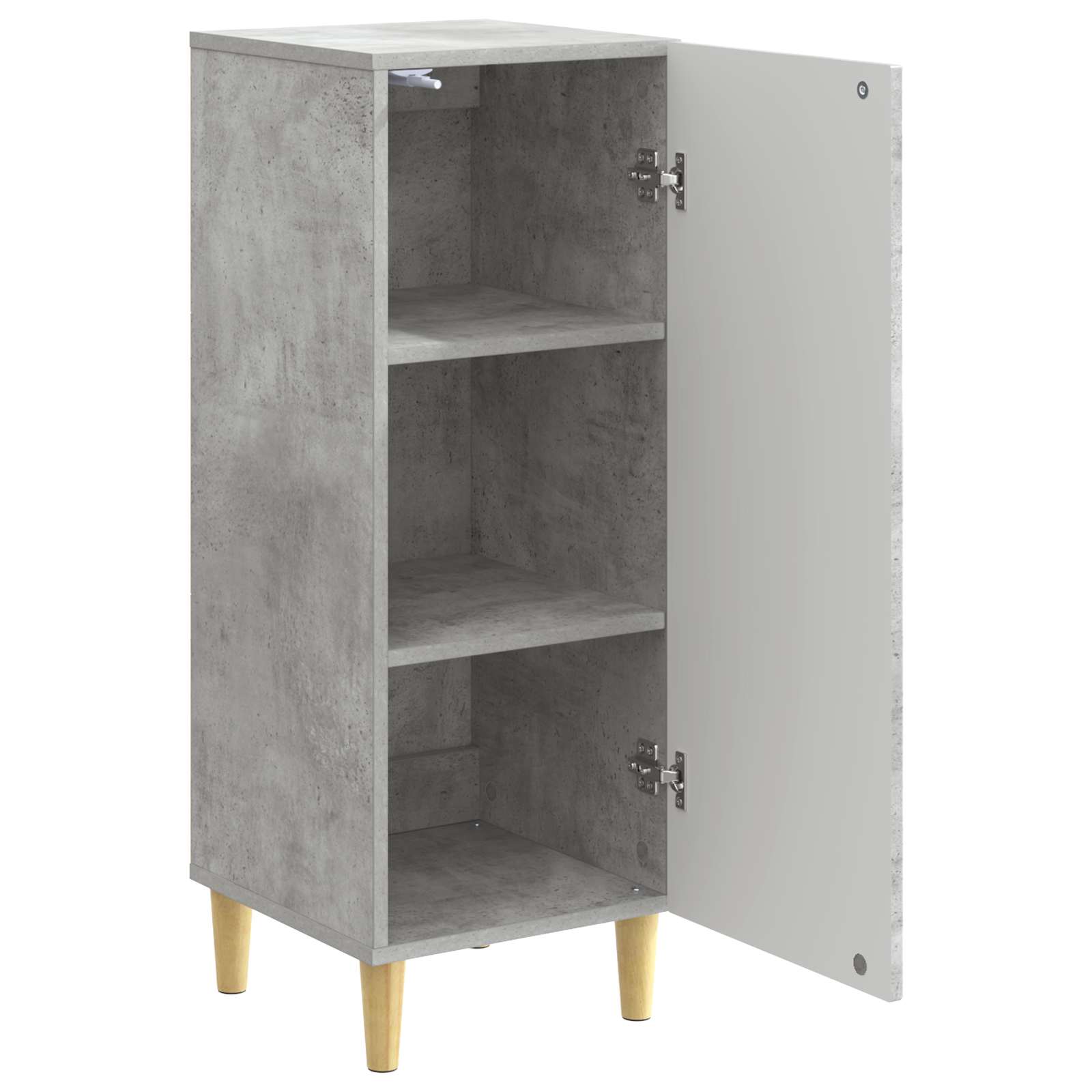 vidaXL Bufet Betonowy szary 33 x 34,5 x 90 cm Drewno inżynieryjne