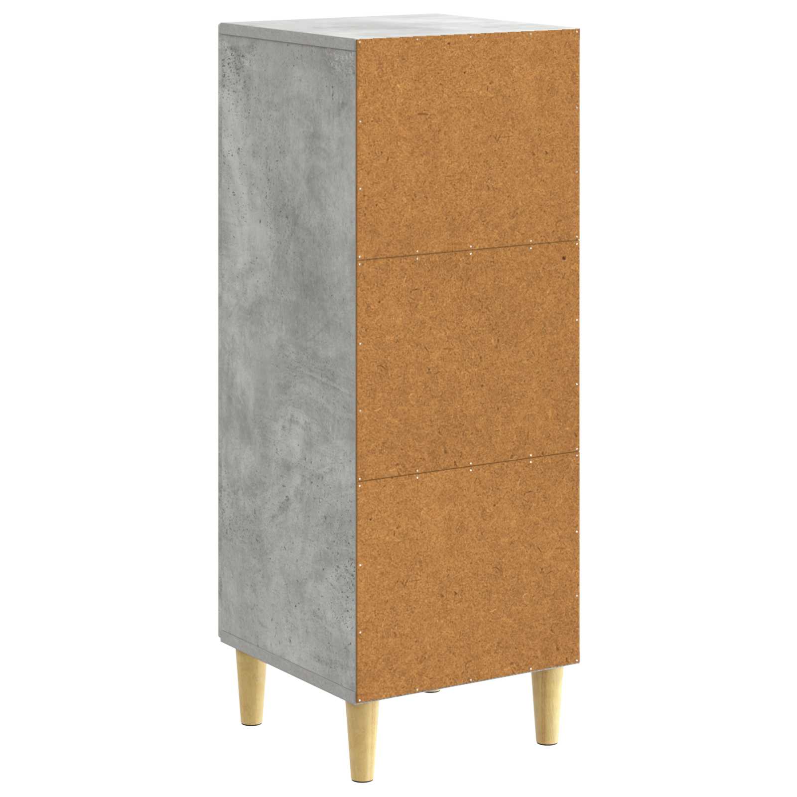 vidaXL Bufet Betonowy szary 33 x 34,5 x 90 cm Drewno inżynieryjne