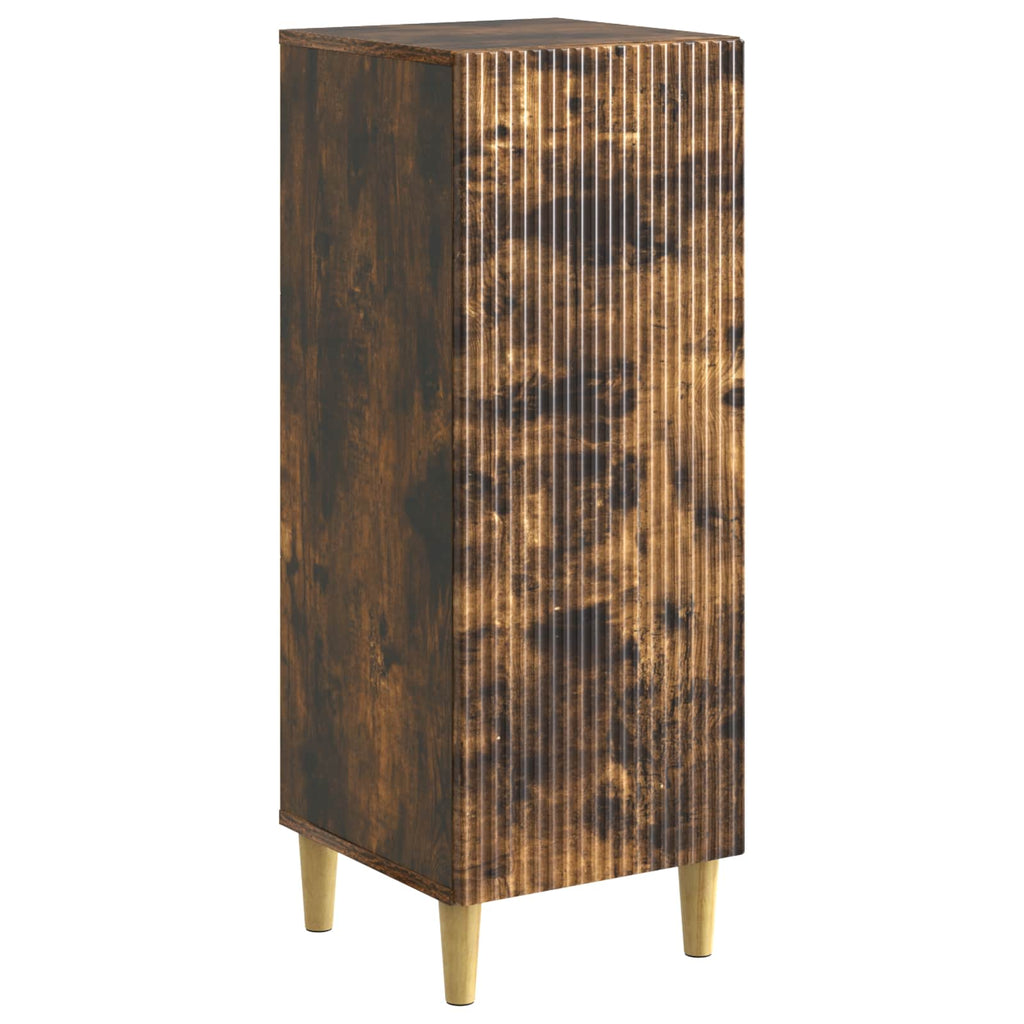 vidaXL Bufet Dąb wędzony 33 x 34,5 x 90 cm Drewno inżynieryjne