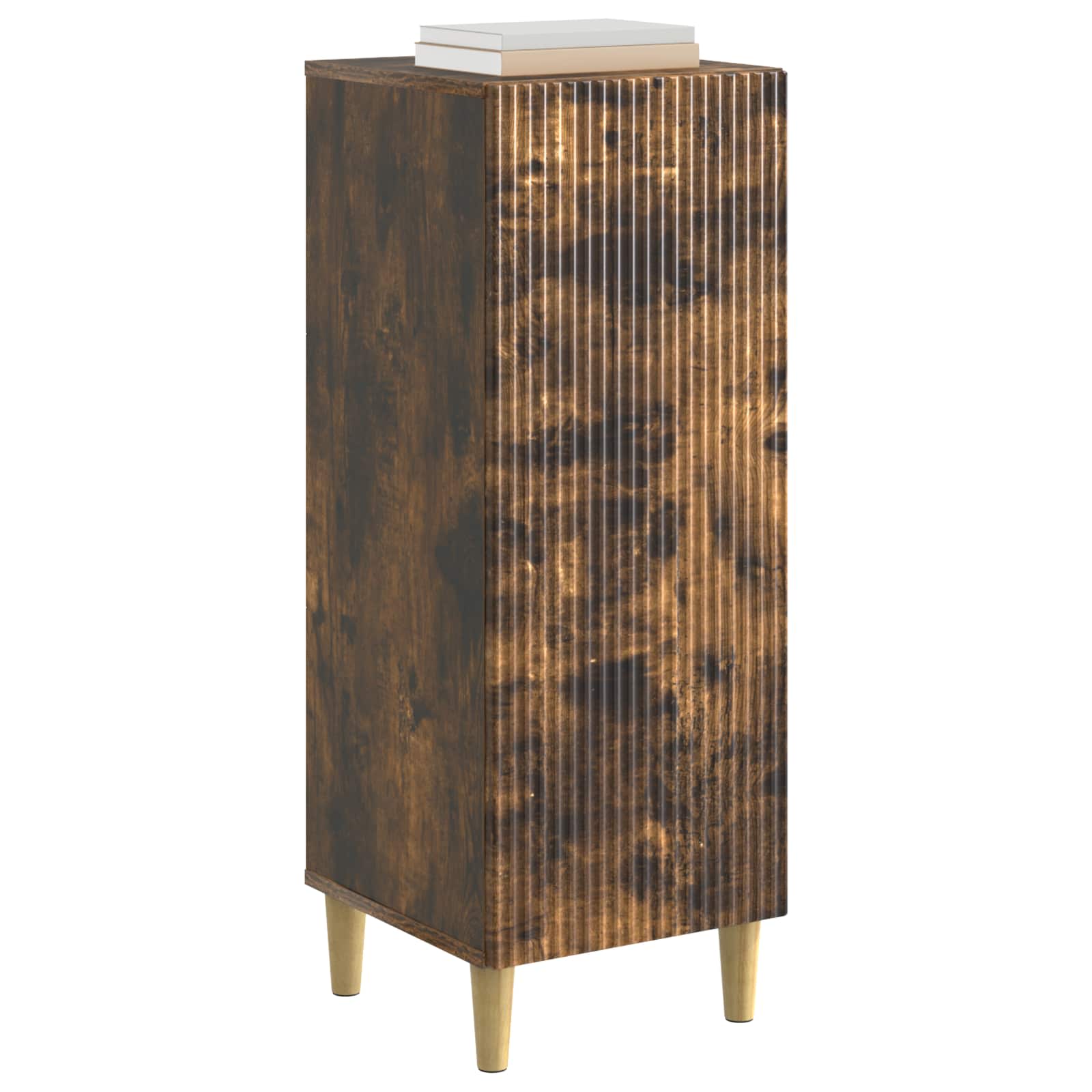 vidaXL Bufet Dąb wędzony 33 x 34,5 x 90 cm Drewno inżynieryjne