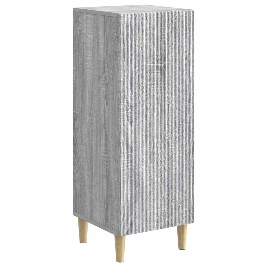 vidaXL Bufet Szary Sonoma 33 x 34,5 x 90 cm Drewno inżynieryjne