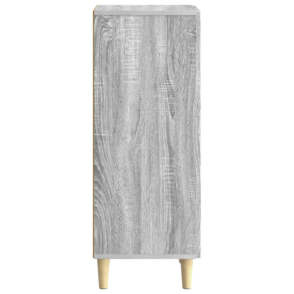 vidaXL Bufet Szary Sonoma 33 x 34,5 x 90 cm Drewno inżynieryjne