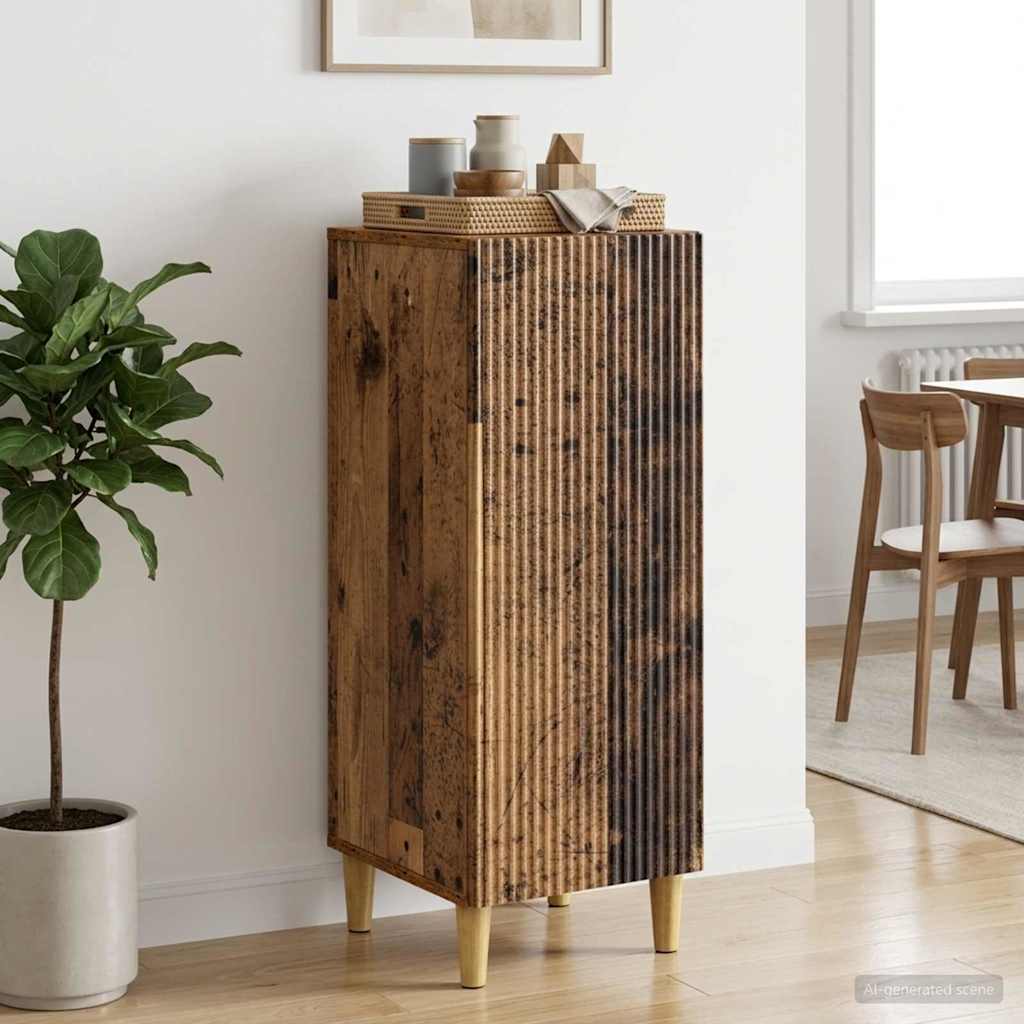 vidaXL Bufet Stare drewno 33 x 34,5 x 90 cm Drewno inżynieryjne