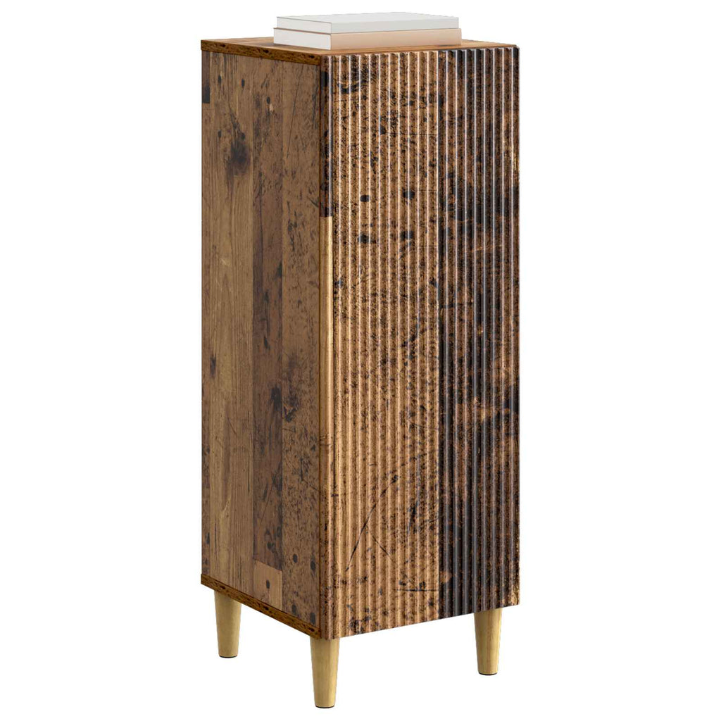 vidaXL Bufet Stare drewno 33 x 34,5 x 90 cm Drewno inżynieryjne