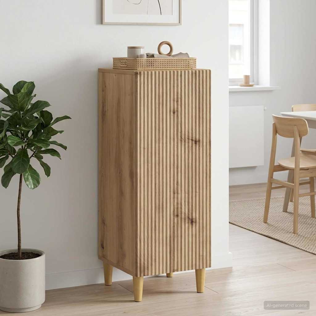 vidaXL Bufet Dąb artisan 33 x 34,5 x 90 cm Drewno inżynieryjne