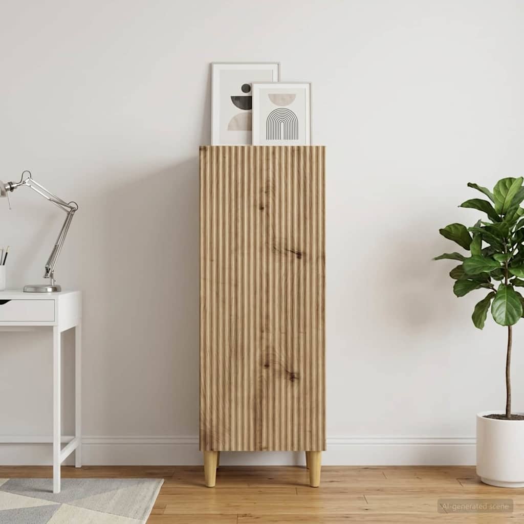 vidaXL Bufet Dąb artisan 33 x 34,5 x 90 cm Drewno inżynieryjne