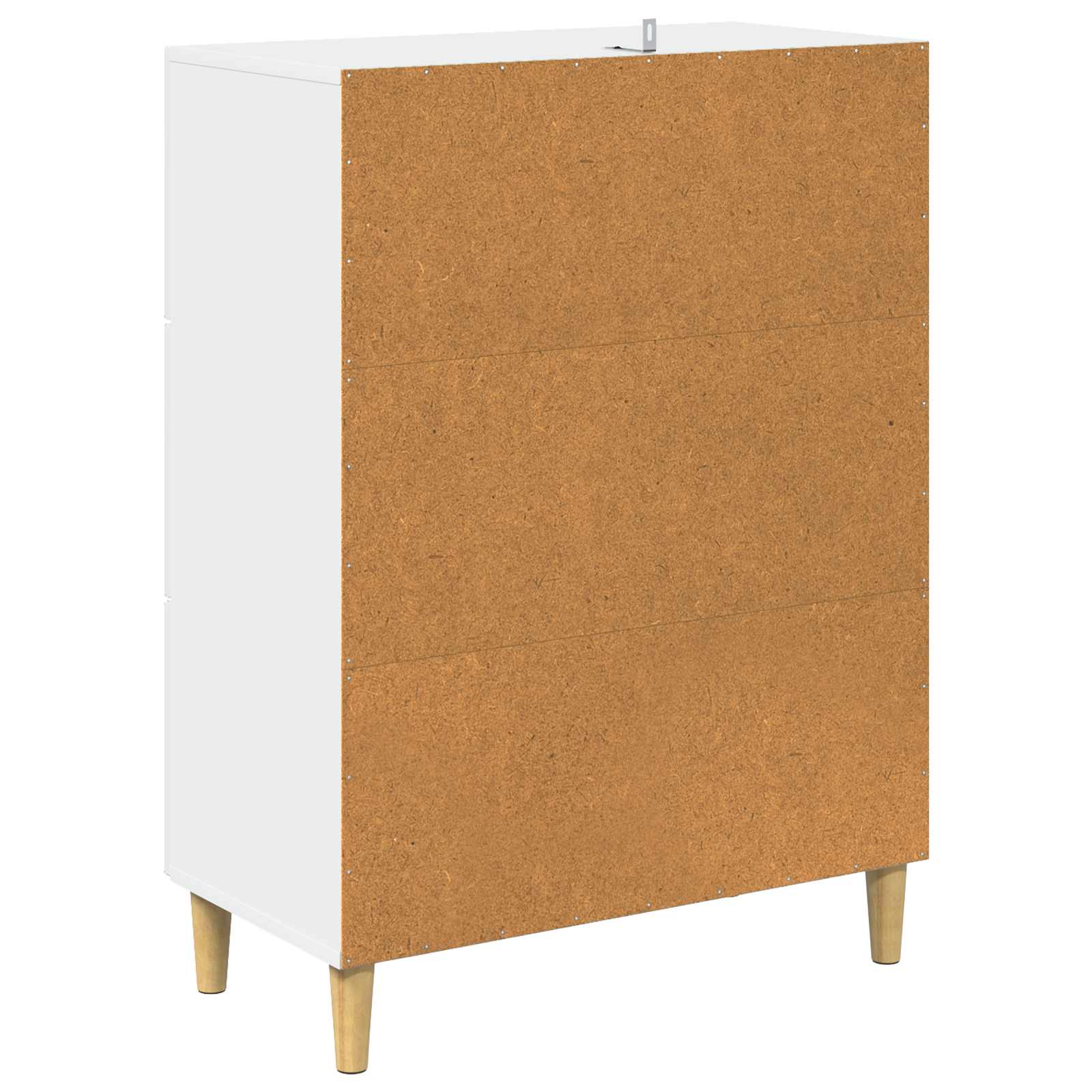 vidaXL Szafka z Szufladami Biały 66 x 34,5 x 90 cm Drewno inżynieryjne