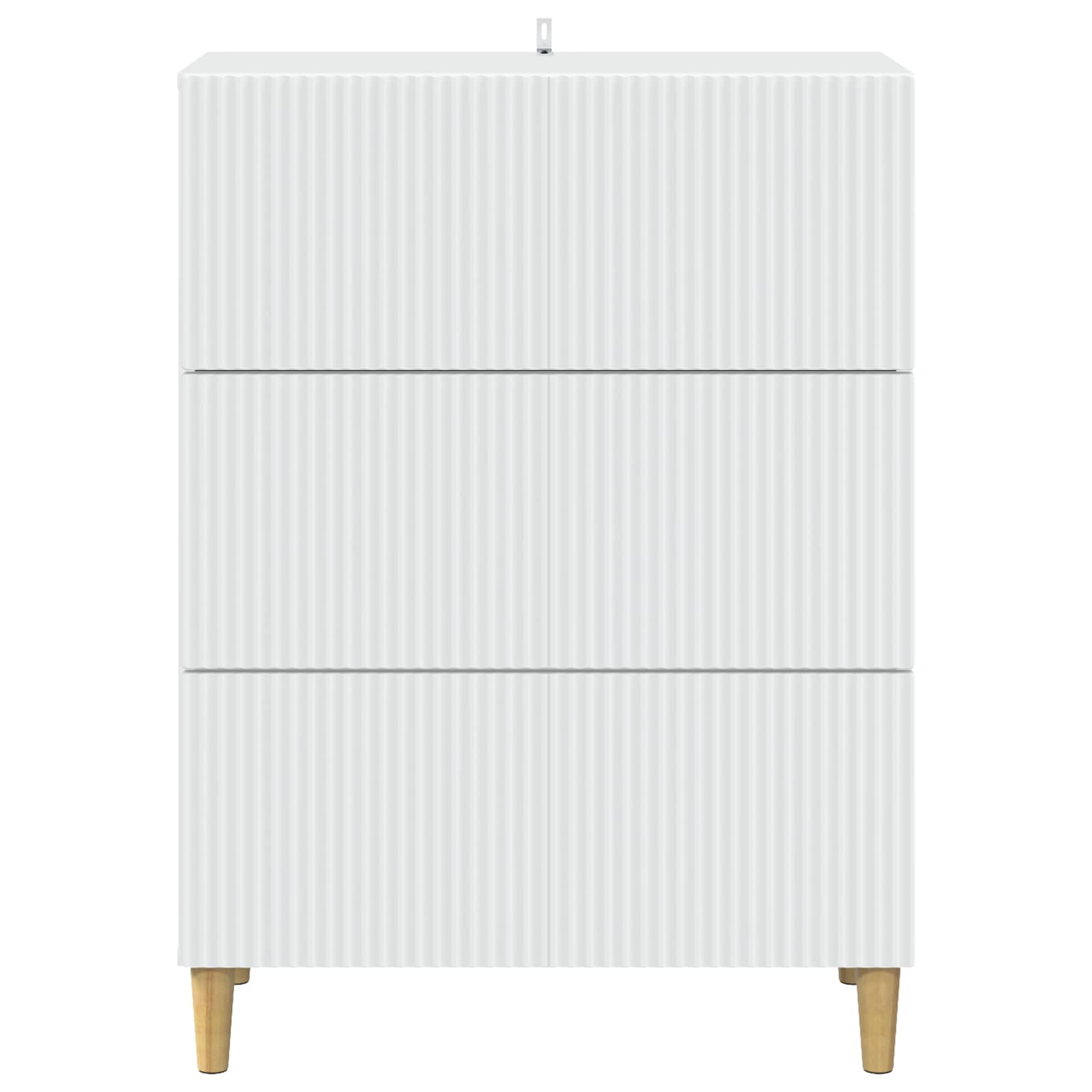 vidaXL Szafka z Szufladami Biały 66 x 34,5 x 90 cm Drewno inżynieryjne