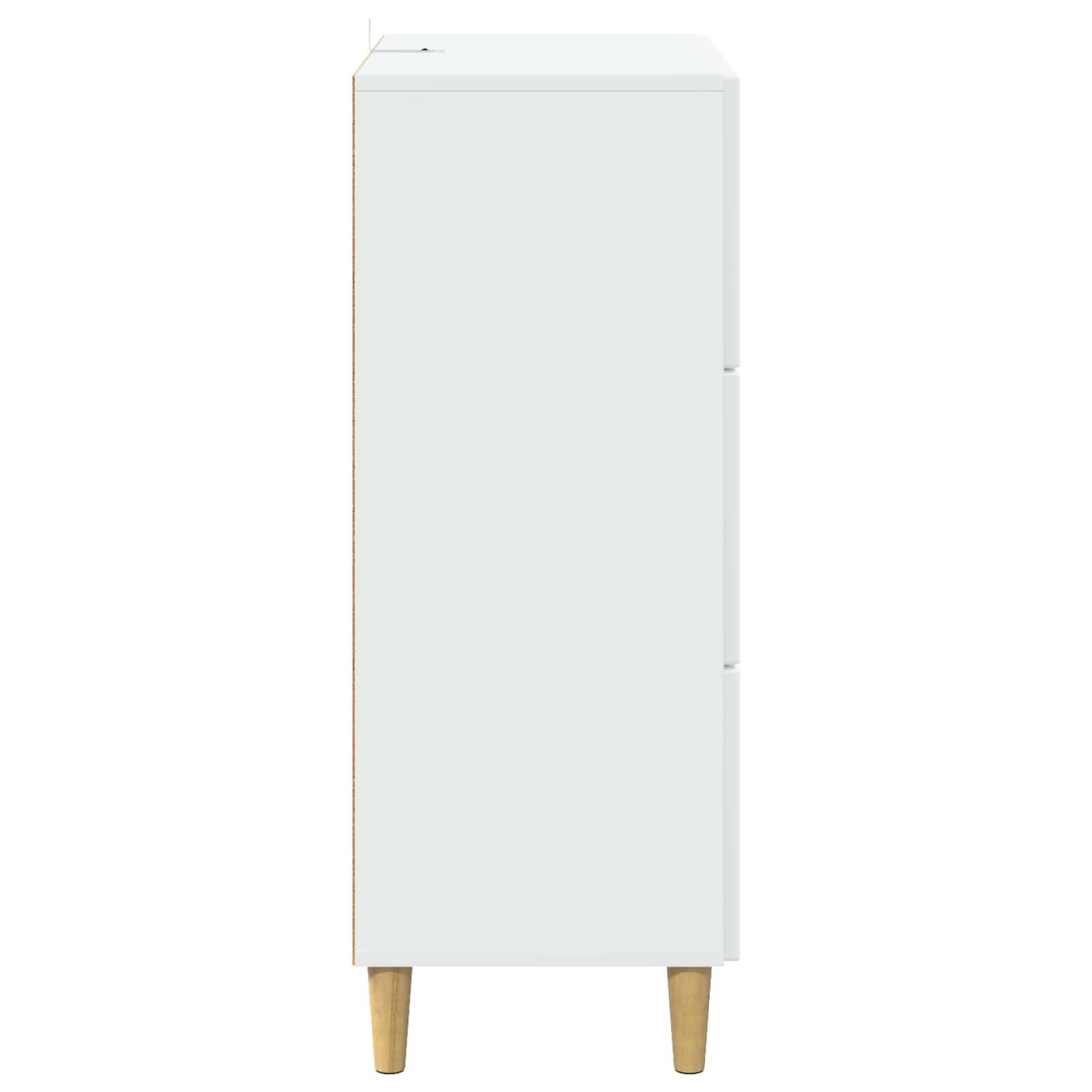 vidaXL Szafka z Szufladami Biały 66 x 34,5 x 90 cm Drewno inżynieryjne