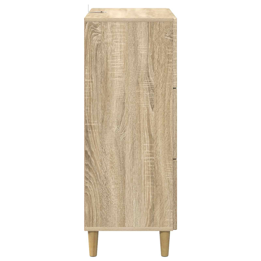 vidaXL Szafka z Szufladami dąb Sonoma 66 x 34,5 x 90 cm