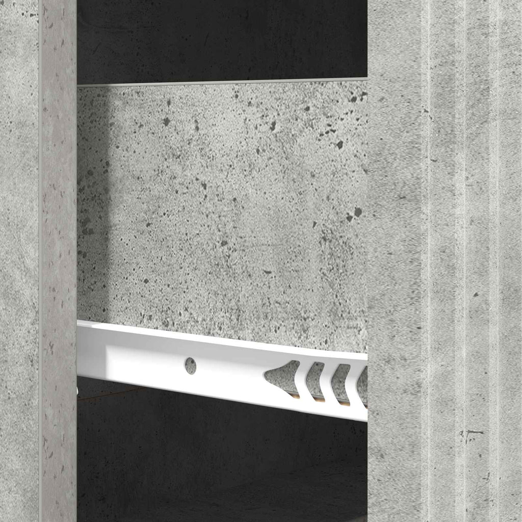 vidaXL Szafka z Szufladami Betonowy szary 66 x 34,5 x 90 cm