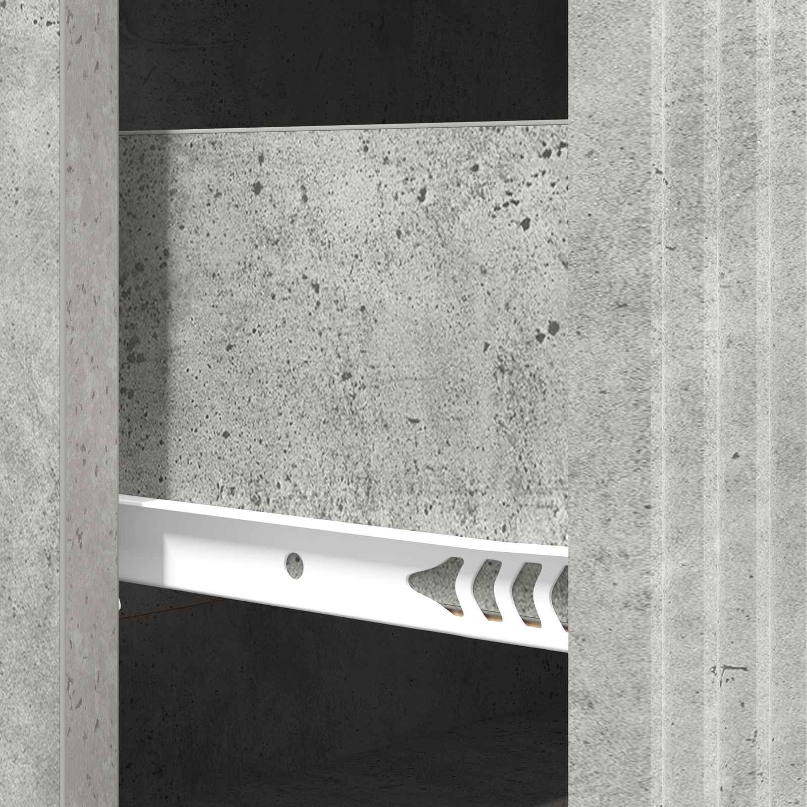 vidaXL Szafka z Szufladami Betonowy szary 66 x 34,5 x 90 cm
