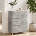 vidaXL Szafka z Szufladami Betonowy szary 66 x 34,5 x 90 cm