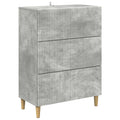 vidaXL Szafka z Szufladami Betonowy szary 66 x 34,5 x 90 cm